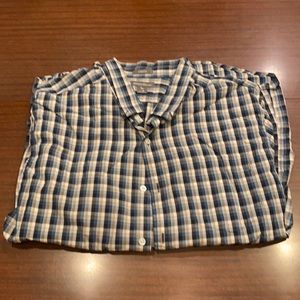 Eddie Bauer, mens buttondown western style shirt, XL